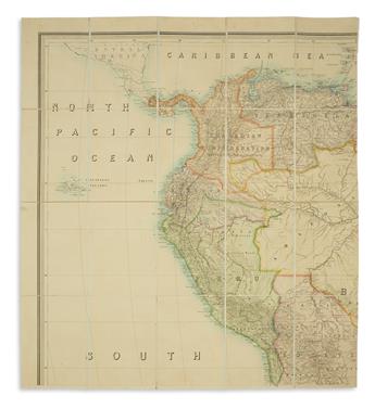 (SOUTH AMERICA.) Johnston, Alexander Keith. Stanfords Library Map of South America.